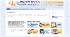 Desktop Screenshot of macmurraypacific.com